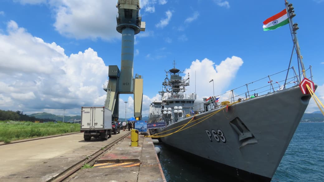 INS Sahyadri and Kulish Visit Subic Bay, Philippines for ADMM-Plus JCA